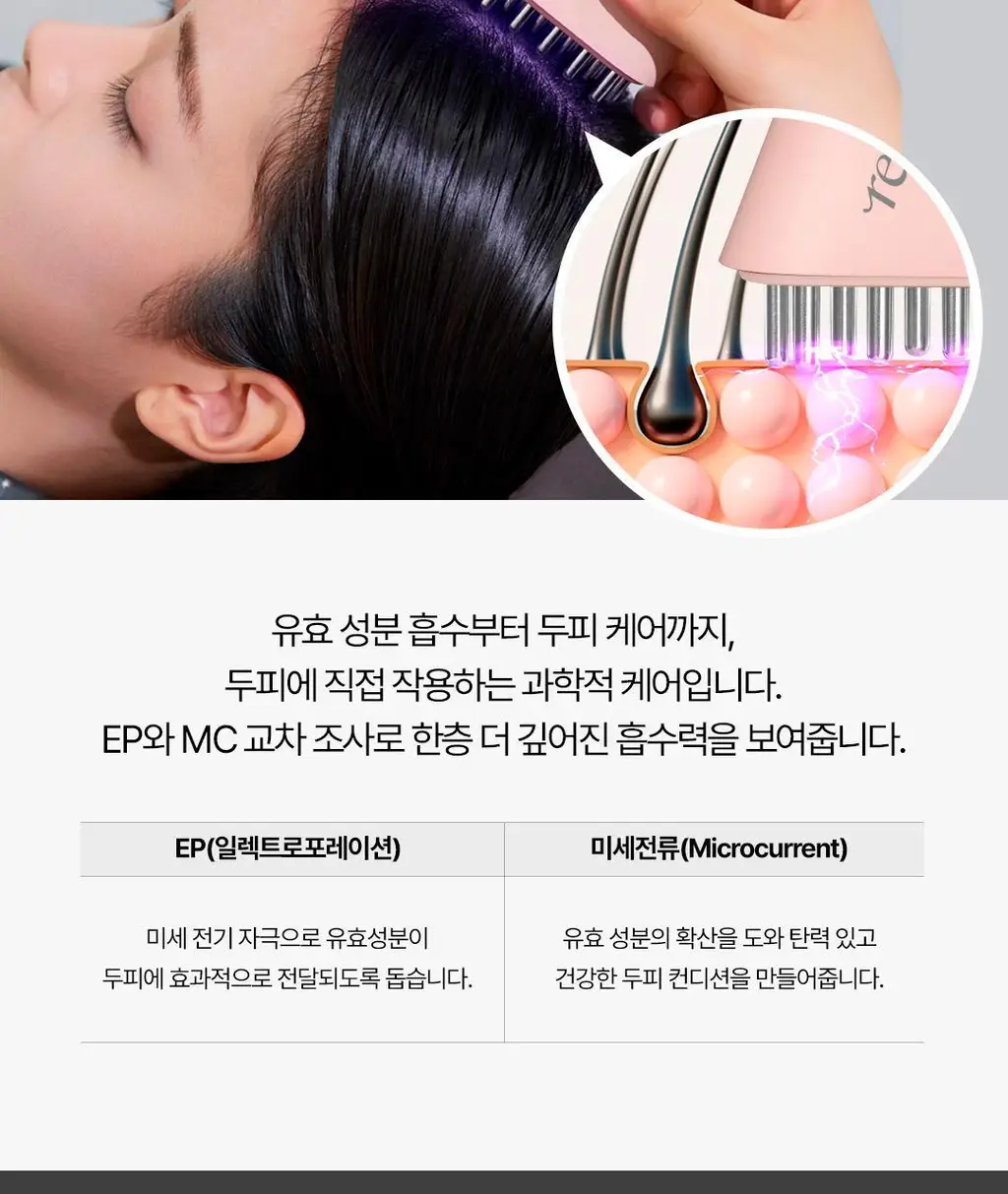 [No.1 헤어/두피 디바이스] 레스노베 하이퍼샷(베이지/핑크) 상세페이지 16